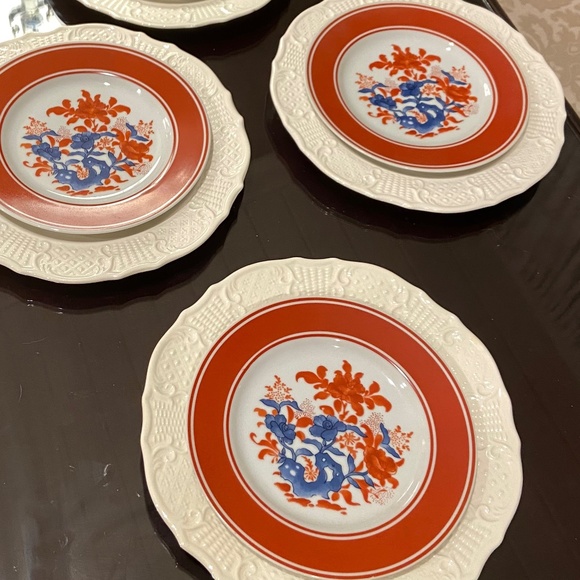 O25-SIX Vintage Seymour Mann Chinoiserie Salad/Accent Plate - Picture 2 of 11